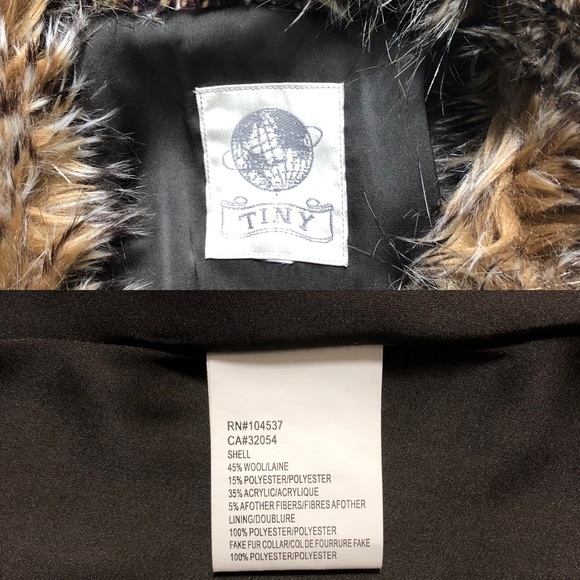 Anthropologie TINY Pea Coat-e1 - Picture 8 of 8